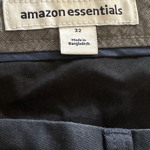 NEW Amazon Essentials Slim Fit 7” Shorts Navy Blue 100% Cotton Men's Size 32 - Picture 6 of 7
